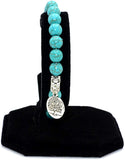 ALBATROSART - Elegant New Bracelet Series - (Ethnic Wallet Gift) (Synthetic Turquoise Bracelet with Tree of Life)