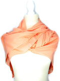 Quality Plain Chiffon Scarf/Shawl - Salmon - Islamic Hijab - Turkish Made