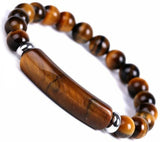 -Zaza Collection- Zaza Stress Worry Beads-Prayer Beads-Tesbih-Tasbih-Tasbeeh-Misbaha-Masbaha-Subha-Rosary (Tiger Eye Stone Zaza and Tiger Eye Stone Bracelet)