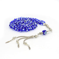 SPECIAL EVIL EYE COLLECTION Prayer Beads-Tesbih-Tasbih-Tasbeeh-Misbaha-Masbaha (8 mm - 99 beads)