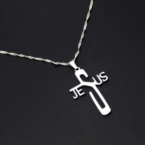 -Christian Cross Necklaces, Bracelets & Key Chains (Stainless Steel Jesus Cross Necklace)