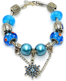 Albatros -European Style Charm Bracelet- (Blue)