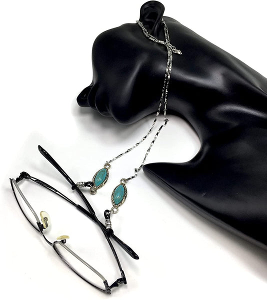 HANDMADE Eyeglass Chains Elegant Eyewear Retainer Beaded Eyeglass Str –  AlbatrosArt