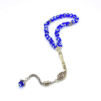 SPECIAL EVIL EYE COLLECTION Prayer Beads-Tesbih-Tasbih-Tasbeeh (Eagle Claw&Evil Eye-8 mm 33 beads)