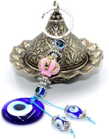 Handmade Elegant Evil Eye Key Chain, Car Keychain, Handbags Holder