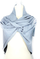 Quality Plain Chiffon Scarf/Shawl - Silver - Islamic Hijab - Turkish Made FREE GIFT