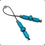 ALBATROSART Design - Greek KOMBOLOI Series- Worry Beads Begleri Pony Anxiety Beads Rosary Relaxation Stress Relief (Cylinder Turquoise -10X16mm-)