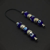 Greek KOMBOLOI Series- Worry Beads Begleri Pony Anxiety Beads Rosary Relaxation Stress Relief (Lampwork Glass Evil Eye Beads -12x11 mm-)