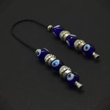 Evil Eye Collection Bracelet -Necklace - Keychain - Worry Beads - Prayer Beads -Komboloi - Begleri - Shawl - Hamsa (Greek BEGLERI - Lampwork Glass Evil Eye -12x11 mm- Beads)