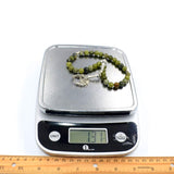 Green Jade Stone Prayer Beads (8 mm -33 beads) Tesbih - Tasbih - Tasbeeh - Misbaha-Subha-Worry Beads