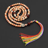 ALBATROSART Special for Woman Prayer Beads Series -99 Beads- Tesbih-Tasbih-Tasbeeh-Misbaha-Masbaha-Subha-Sebha-Sibha (Red Aventurine Stone -6 mm- Small Beads)