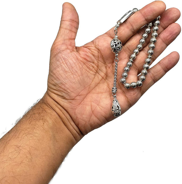 ALBATROSART -Antique Silver Plated Collection-Worry Beads-Prayer