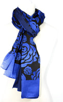 Fashion Jacquard Scarf Shawl Wrap - Saks Black (MADE IN TURKEY- quality)