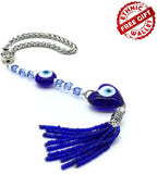 Special Key Chain Collection -Handmade Key Chain, Car Key Chain, Handbags Holder ((Evil Eye-Heart))