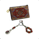 ALBATROSART Allah Pattern Rosary Keychain Collection -Car Key Chain-Handbags Holder