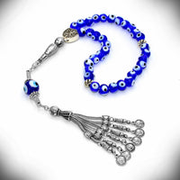 SPECIAL EVIL EYE COLLECTION Prayer Beads -Tesbih -Tasbih -Tasbeeh (The Eye's Magic) (8 mm 33 beads)