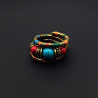 ALBATROSART - Turquoise Bracelet Series - (Loop Iron Wrap Bracelets)