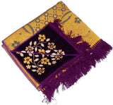 Smooth Purple Colored Springer Dodya Muslim Prayer Rug Sajadah - Islamic Janamaz Namaz Sajjadah Turkish Prayer Rug