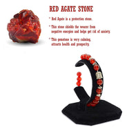 ALBATROSART Elegant New Bracelet Series: Red Agate Buddha Bracelet (Ethnic Wallet Gift)