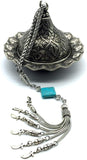 Special Key Chain Collection -Handmade Key Chain, Car Key Chain, Handbags Holder ((Turquoise)