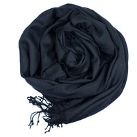 Islamic Hijab Plain Pashmina Shawl - Turkish Made (Damson)