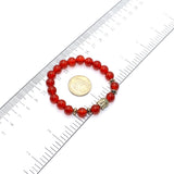 ALBATROSART Elegant New Bracelet Series: Red Agate Buddha Bracelet (Ethnic Wallet Gift)