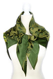 Islamic Hijab Fashion Jacquard Scarf Shawl Wrap - Khaki Green - Special Product Made in Turkey