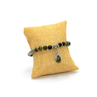 New Style Eagle Clawed Taiwan Jade Bracelet -6 mm- (Ethnic Wallet Gift)