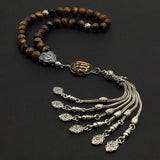 ALBATROSART -Regal Collection- Prayer Beads-Tesbih-Tasbih-Tasbeeh-Misbaha-Masbaha-Subha-Sebha-Sibha-Rosary (Tiger Eye Stone)