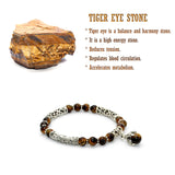 New Style Eagle Clawed Tiger Eye Bracelet -6 mm beads- (ETHNIC WALLET GIFT)