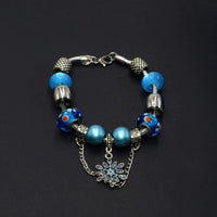 Albatros -European Style Charm Bracelet- (Blue)