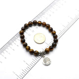 ALBATROSART Elegant New Bracelet Series: Tiger Eye Bracelet with Tree of Life  (Ethnic Wallet Gift)