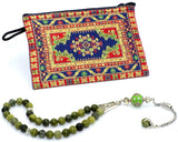 FANTASTIC EAGLE CLAW SERIES Jade Stone Prayer Beads Tesbih-Tasbih-Tasbeeh-Misbaha (8 mm-33 beads)