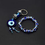 Elegant Evil Eye Bracelet and Evil Eye Keychain