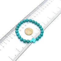 Elegant Turquoise Cross Bracelet