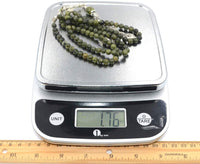 Green Jade Stone Prayer Beads Tesbih-Tasbih-Tasbeeh (6 mm 99 beads)