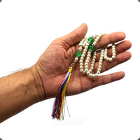 ALBATROSART Special for Woman Prayer Beads Series -99 Beads- Tesbih-Tasbih-Tasbeeh-Misbaha-Masbaha-Subha-Sebha-Sibha (White Pearl Prayer Beads (6 mm 99 Small Beads)