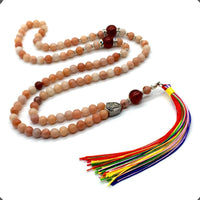 ALBATROSART Special for Woman Prayer Beads Series -99 Beads- Tesbih-Tasbih-Tasbeeh-Misbaha-Masbaha-Subha-Sebha-Sibha (Red Aventurine Stone -6 mm- Small Beads)