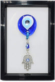 Unique Hamsa Wall Art - Hamsa Evil Eye Wall Hanging - Hamsa Hand Frame - Evil Eye Wall Hanging - Hamsa Hand Wall Hanging - Evil Eye Wall Art - Nazar Boncuk - Evil Eye Wall Decor - Large Evil Eye Wall