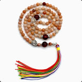 ALBATROSART Special for Woman Prayer Beads Series -99 Beads- Tesbih-Tasbih-Tasbeeh-Misbaha-Masbaha-Subha-Sebha-Sibha (Red Aventurine Stone -6 mm- Small Beads)