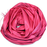 Quality Luxury Plain (Slub) Shawl/Scarf - Fuchsia/Pink (Made ın Turkey)