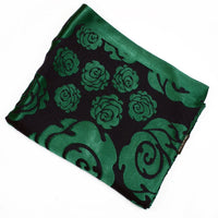 FREE GIFT Fashion Jacquard Scarf Shawl Wrap - Emerald Navy Blue - (MADE IN TURKEY- quality)