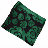 FREE GIFT Fashion Jacquard Scarf Shawl Wrap - Emerald Navy Blue - (MADE IN TURKEY- quality)