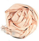 Islamic Hijab Plain Pashmina Shawl - Turkish Made (Salmon)