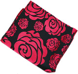 Fashion Jacquard Scarf Shawl Wrap - Cherry Black - (MADE IN TURKEY- quality)