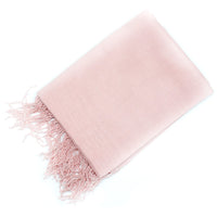 Islamic Hijab Plain Pashmina Shawl - Turkish Made (Powder)