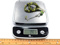 FANTASTIC EAGLE CLAW SERIES Jade Stone Prayer Beads Tesbih-Tasbih-Tasbeeh-Misbaha (8 mm-33 beads)