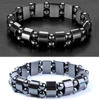 ALBATROSART Design -Black Hematit Beaded Collection -1 Worry Beads-Prayer Beads-Tesbih-Tasbih-Tasbeeh-Misbaha-Masbaha-Subha-Sibha-Rosary (Hematite -7 mm-33 Beads & Bracelet)