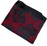 FREE GIFT Quality Jacquard Shawl/Scarf - NavyBlue Cherry (Made in Turkey)